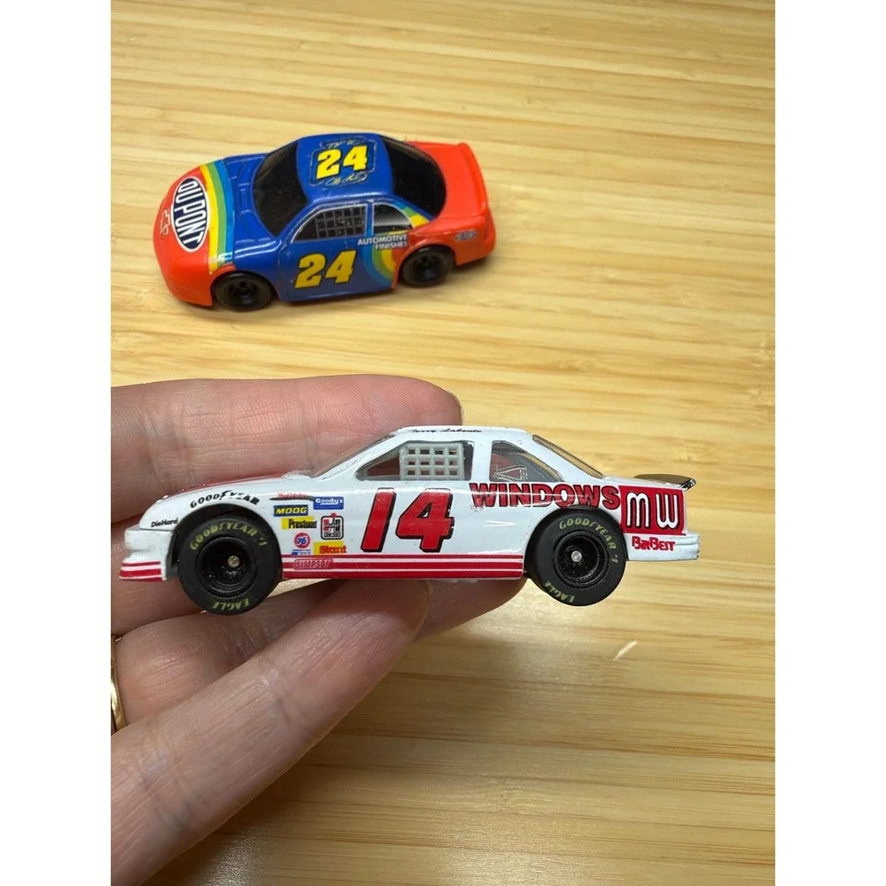 Lot of 2 NASCAR Toy Cars Terry Labonte #14 & Jeff Gordon #24 Pull Back